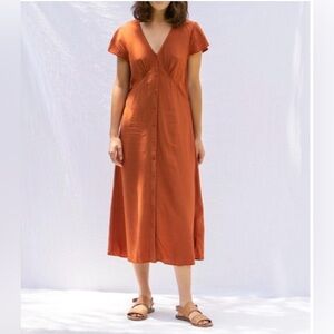 Anthropologie Lacausa Melody Dress Midi size Small